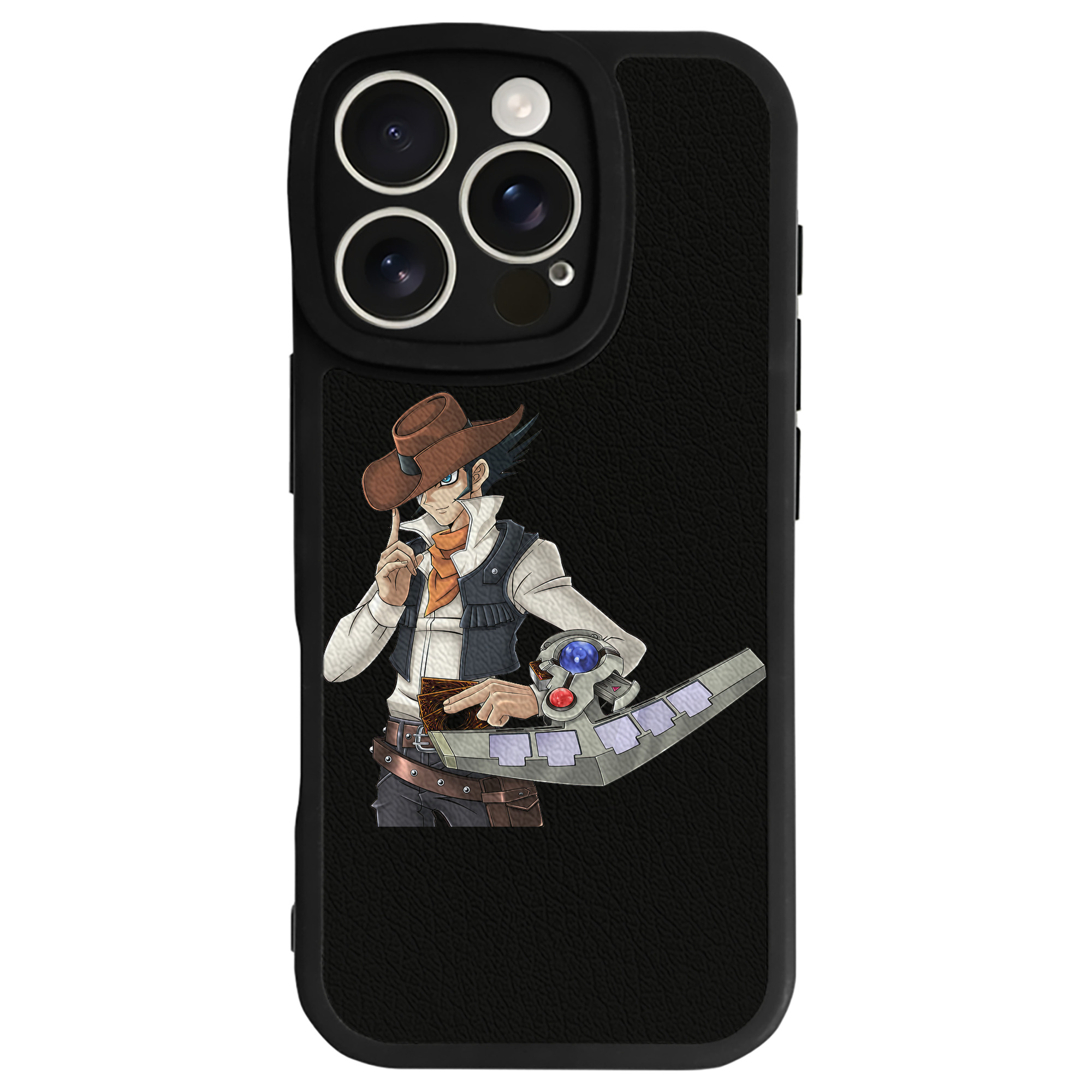 遊☆戯☆王 Yu-Gi-Oh! 【iPhone 16シリーズ対応】シリコンスマホケース（レザー調） 材質：シリコン